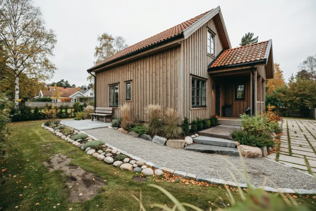 s planerar du en h llbar tomtplanering med g ngar niv er och ytor som fungerar ret runt